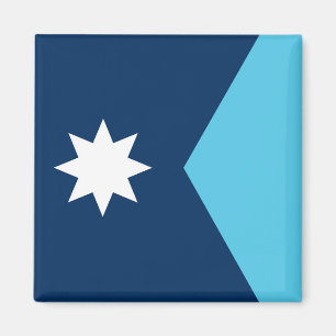 Minnesota state new flag symbol USA America Magnet