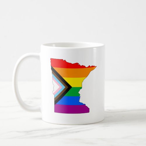 Minnesota State Pride LGBTQ Progress Pride Coffee Mug