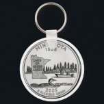 Minnesota State Quarter Keychain<br><div class="desc">State quarter featuring Minnesota</div>