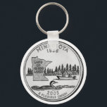 Minnesota State Quarter Keychain<br><div class="desc">State quarter featuring Minnesota</div>