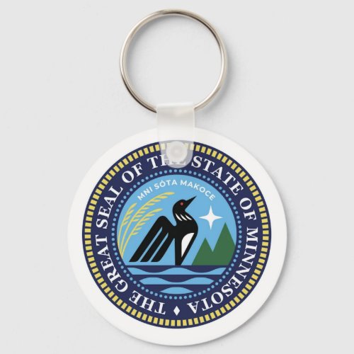 Minnesota State Seal 2024 Keychain