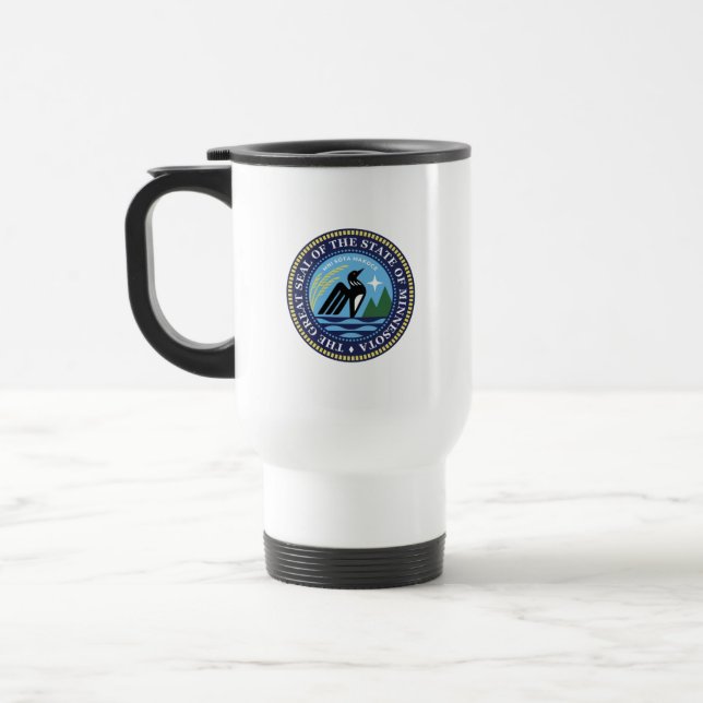 Minnesota State Seal 2024 Travel Mug (Left)