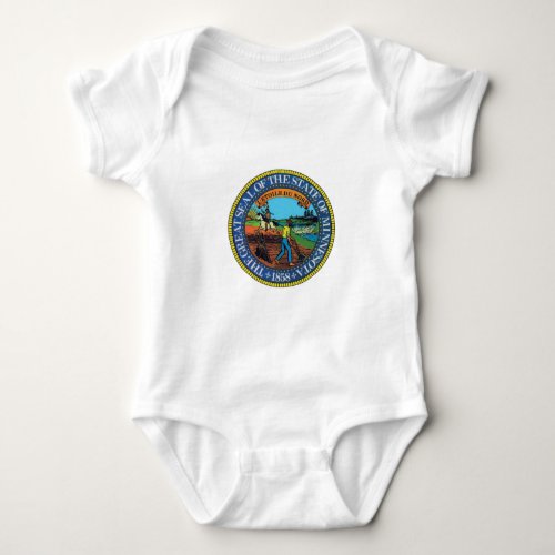 Minnesota State Seal Baby Bodysuit