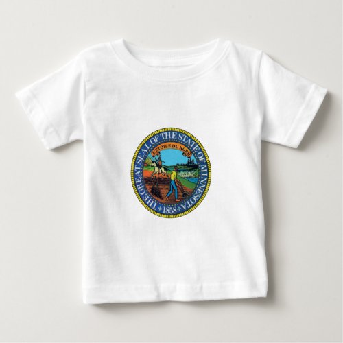 Minnesota State Seal Baby T_Shirt