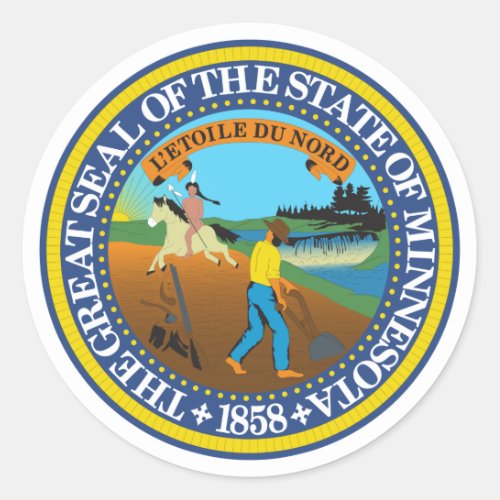 Minnesota State Seal Emblem 