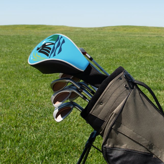 Minnesota State Seal Flag Golf Head Cover (In Situ)
