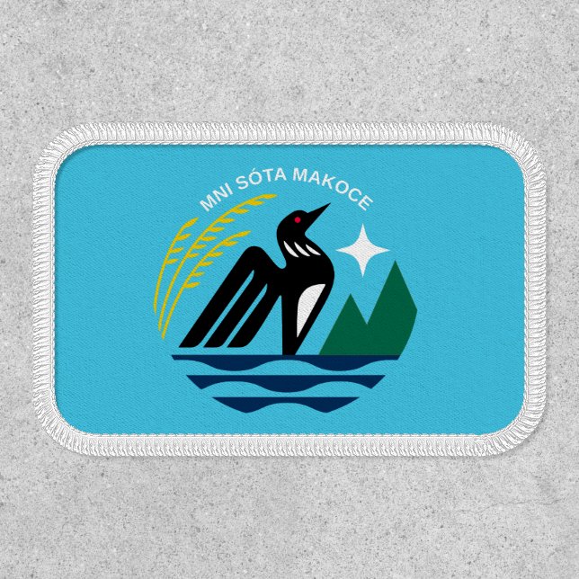 Minnesota State Seal Flag Patch (Front)