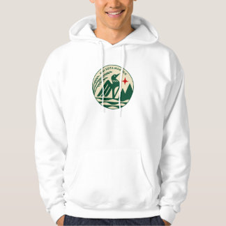 Minnesota State Seal in Wild Colors Hoodie