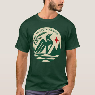 Minnesota State Seal in Wild Colors T-Shirt