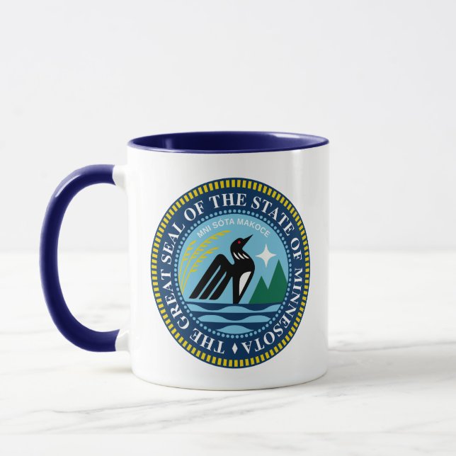 Minnesota State Seal  Mug (Left)
