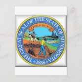 Minnesota Seal Souvenir Standard Postcard