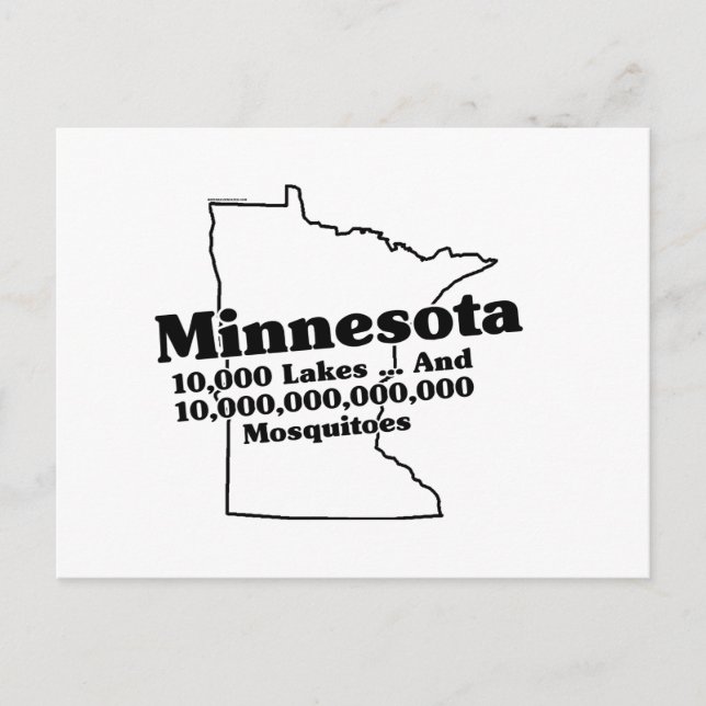 Minnesota State Slogan Postcard (Front)