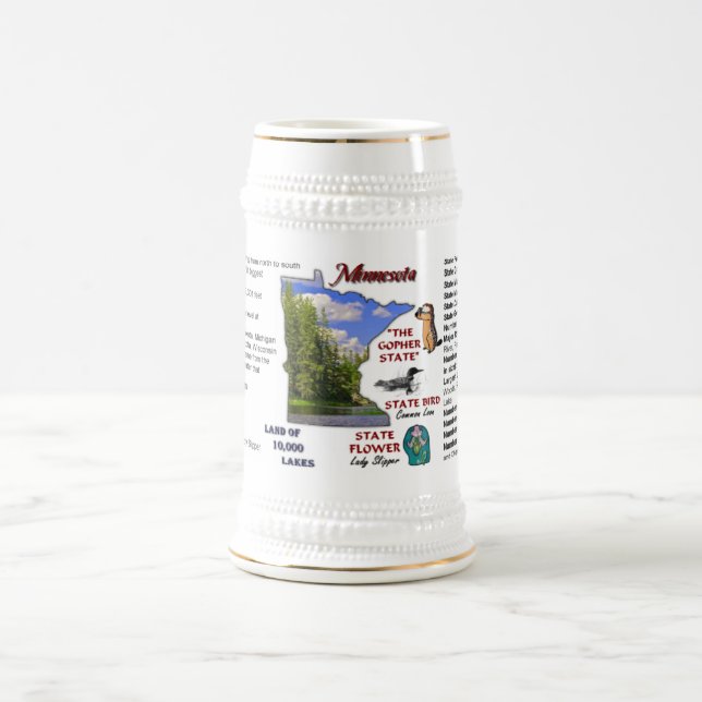 Minnesota State Symbols Mug #2 (Center)