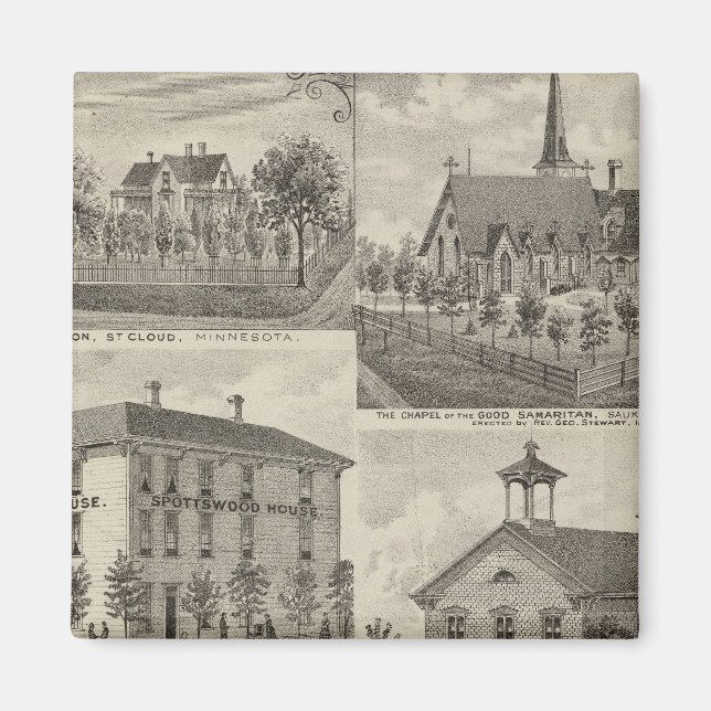 Minnesota Surroundings Magnet (Front)