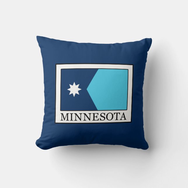 Minnesota Throw Pillow (Front)