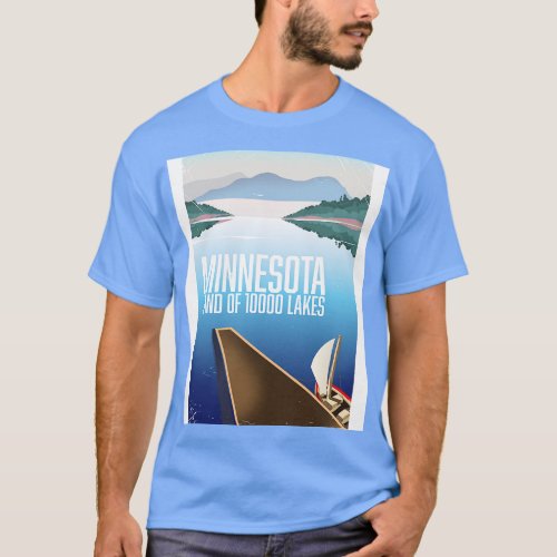Minnesota Travel poster T_Shirt