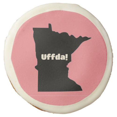 Minnesota Uffda Pink Sugar Cookies