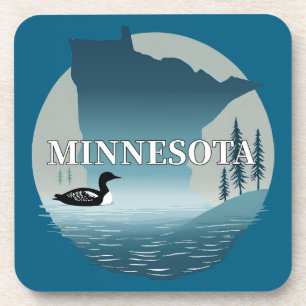 Minnesota United States of America Beverage Coaster