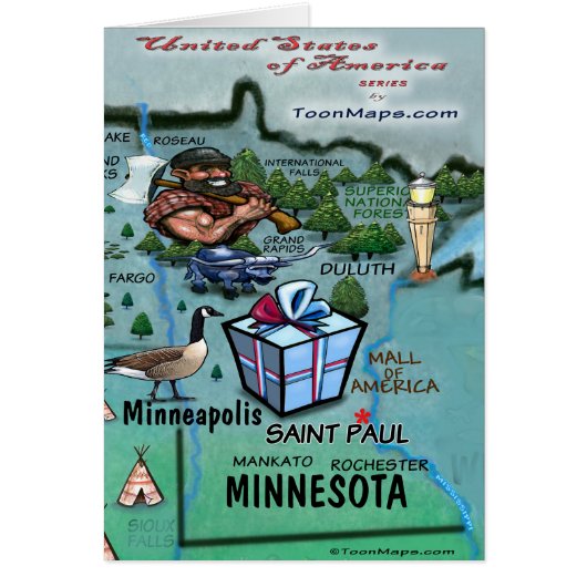 Minnesota USA Card (Front)