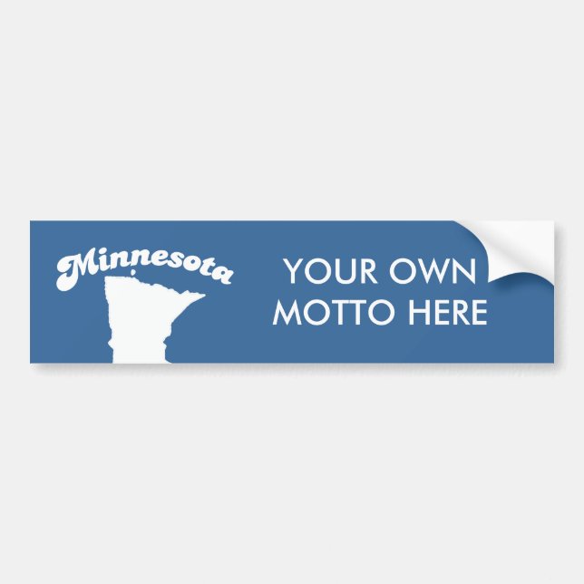 Minnesota - Where Prince goes fishing T-shirt Bumper Sticker (Front)