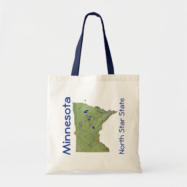 Minnesotan Map Bag (Front)