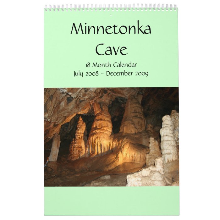 Minnetonka Cave 18 Month Calendar