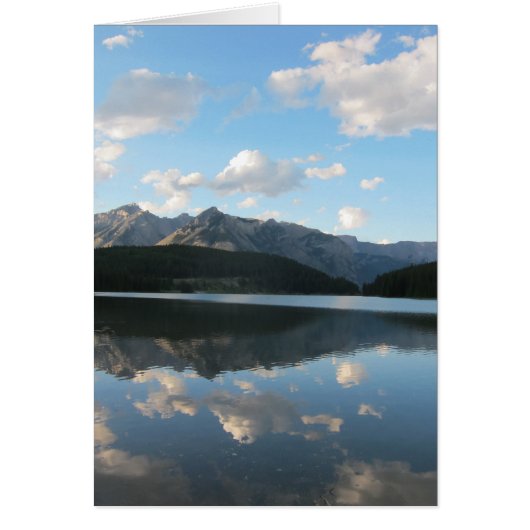 Minnewanka Lake, Alberta, Canada Cards (Front)