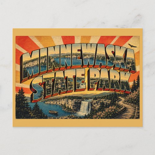 Minnewaska State Park Preserve NY Vintage Travel Postcard