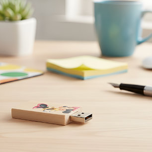 Minni Wood Flash Drive