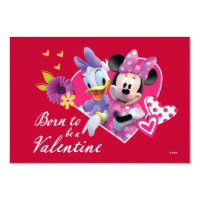 Minnie and Daisy Valentine Card