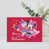 Minnie and Daisy Valentine Invitation (Standing Front)