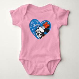 Minnie and Figaro Here For You Baby Bodysuit