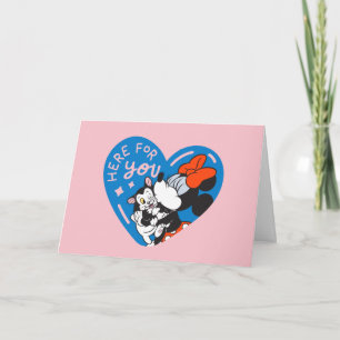 Minnie and Figaro Here For You Card