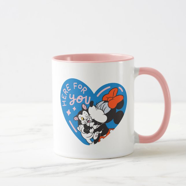 Minnie and Figaro Here For You Mug (Right)