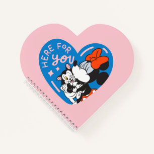 Minnie and Figaro Here For You Notebook