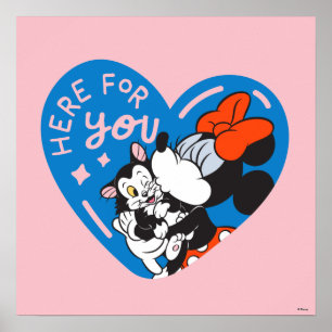 Minnie and Figaro Here For You Poster