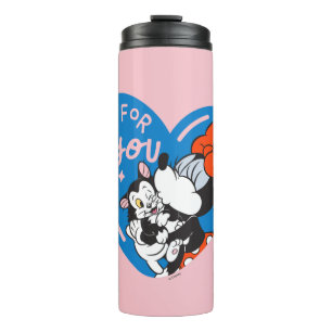 Minnie and Figaro Here For You Thermal Tumbler