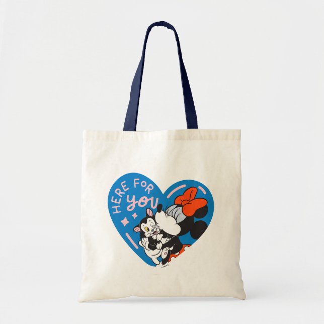 Minnie and Figaro Here For You Tote Bag (Front)