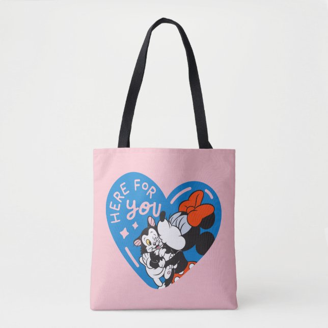 Minnie and Figaro Here For You Tote Bag (Front)