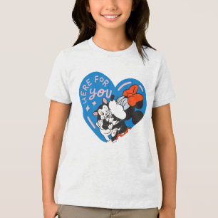 Minnie and Figaro Here For You Tri-Blend Shirt