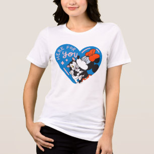 Minnie and Figaro Here For You Tri-Blend Shirt