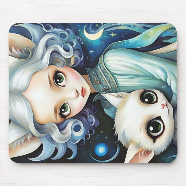 Minnie and Mac Mouse Pad (Front)