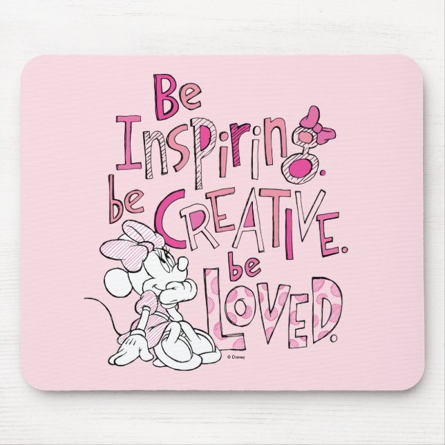 Minnie | Be Inspiring Mouse Pad (Front)