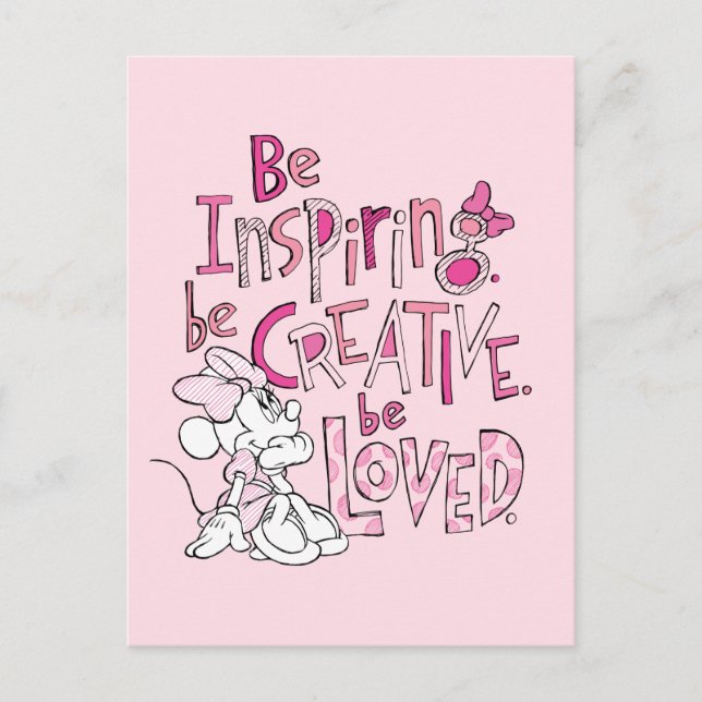 Minnie | Be Inspiring Postcard (Front)
