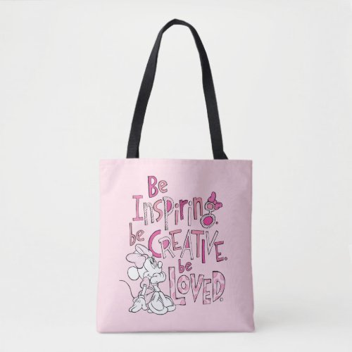 Minnie  Be Inspiring Tote Bag