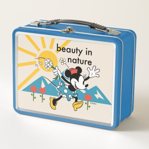 Minnie  Beauty in Nature Metal Lunch Box
