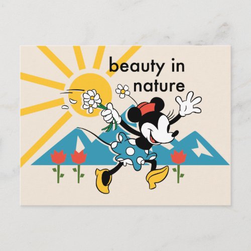 Minnie  Beauty in Nature Postcard