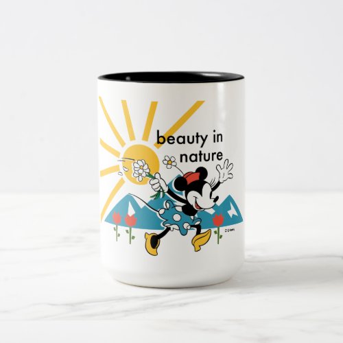 Minnie  Beauty in Nature Two_Tone Coffee Mug