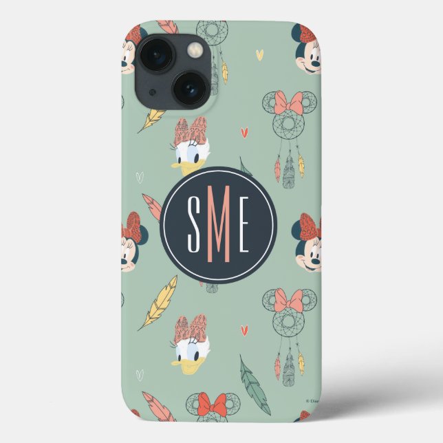 Minnie & Daisy Monogram | Dream Catcher Pattern Case-Mate iPhone Case (Back)