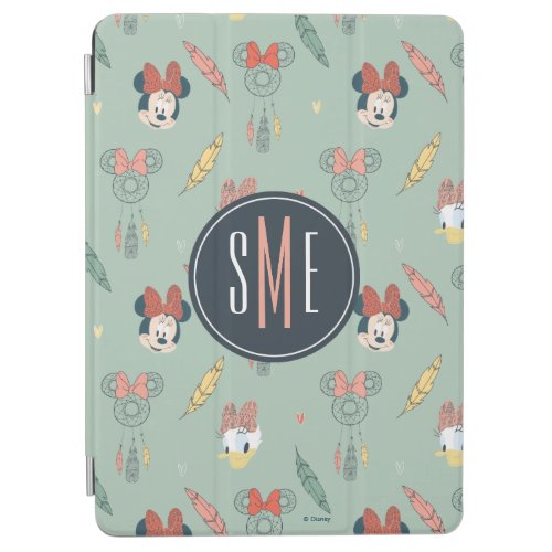 Minnie  Daisy Monogram  Dream Catcher Pattern iPad Air Cover